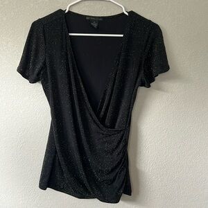 Black Gold sparkling blouse